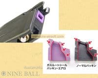 Nine Ball Gas Route Sealing Rubber Packing for Marui XDM / PX4 / HK45 / M&P 9 / M1911 / MP7A1 GBB(2P
